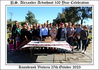 Koondrook Vic. P.S. Alexander Arbuthnot 100 Year - 2023