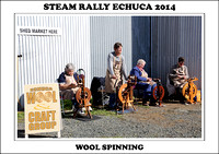 Steam Rally Echuca - 2014 - Wool Spinning