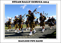 Steam Rally Echuca - 2014 - Macleod Pipe Band